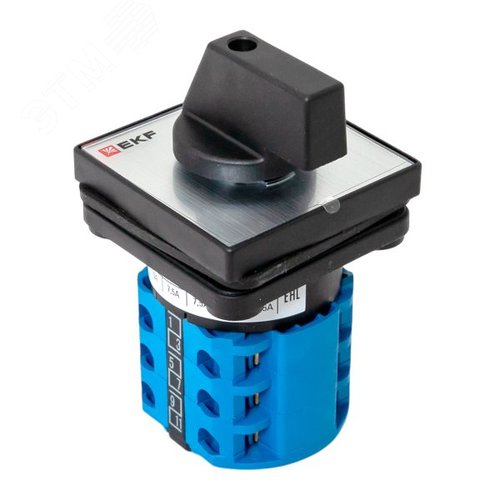 Переключатель кулачковый ПК-1-53 10А 3P 1-2 IP65 PROxima