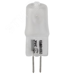 Лампа накаливания галогенная G4-JCD-40W-230V-FR (галоген, капсула, 40Вт, нейтр, G4) (100/1000/35000)