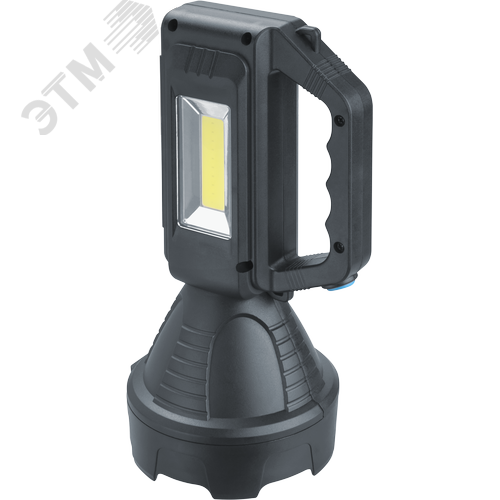 Фонарь светодиодный NPT-SP40-ACCU прожектор/кемпинг 1 LED, 3Вт + 1 COB, 5Вт