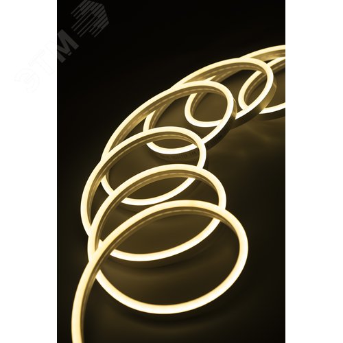 Лента светодиодная НЕОН 24V PFN-02 2835/120 3000K теплый белый 12X6mm IP65 /5m/