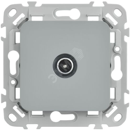 FLITE Розетка TV экранированная оконечная тип M РТВм-1-1-1-ФлС серый