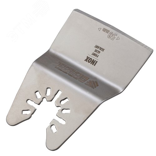 Насадка-шабер для МФИ, Inox, для снятия краски, ширина 50 мм, ступенчатая