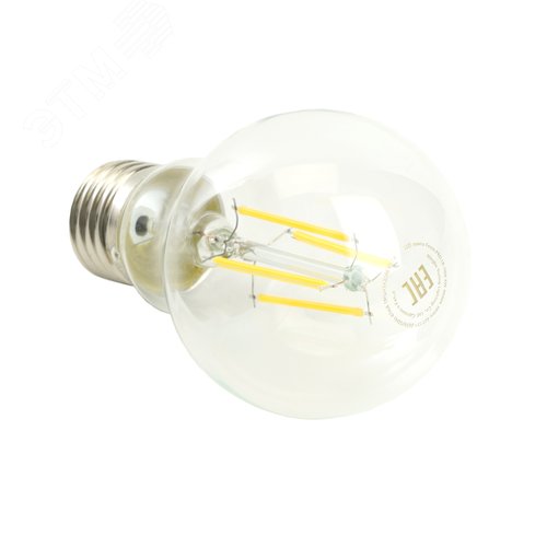 Лампа светодиодная LED 6вт Е27 теплый FILAMENT .PRO