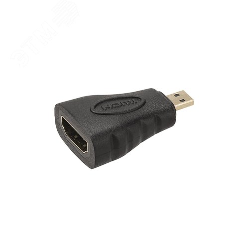 Переходник АВП 1 штекер micro HDMI - гнездо HDMI, позолоченные контакты,