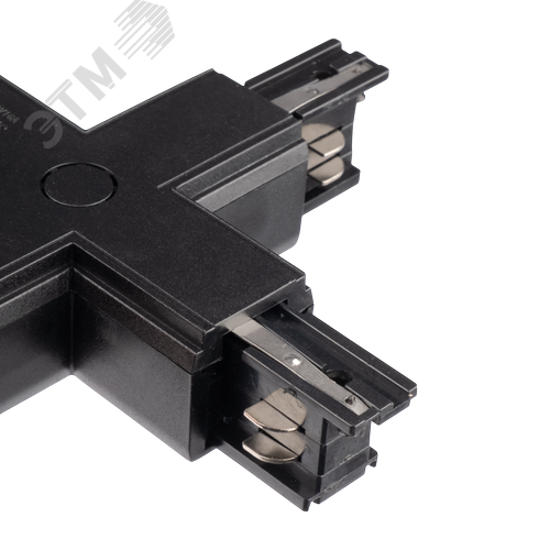 Коннектор черный X-образн. для 3Ф шинопровода PRO+ 3P PTR CX-BL Jazzway