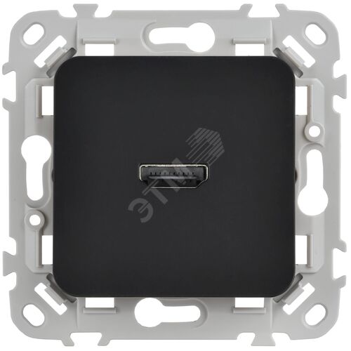FLITE Розетка HDMI РШДМА-ФлЧ черный