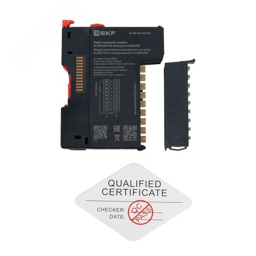 Модуль расширения дискретных сигналов GL200-DO16 токоприемный D-CARD