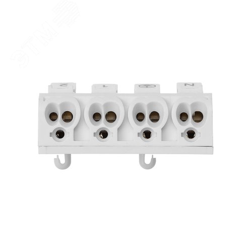 Клемма пружинная соединительная КСПн4-2L+N+PE, 16 A, с монтажной ножкой TDM