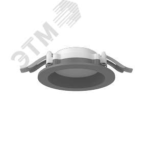 Светильник светодиодный DL-01 Pro 100 мм 13 Вт 4000 К CRI90 120х49 мм IP65/40 RAL7045 серый муар с рассеивателем опал