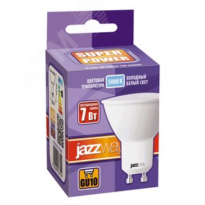 Лампа светодиодная LED 7Вт GU10 230V/50Hz холодный SP