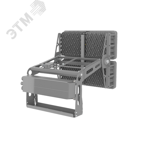 Прожектор светодиодный Ultrix 840 Вт 10град 5700 K RAL7045 серый муар Sport TV