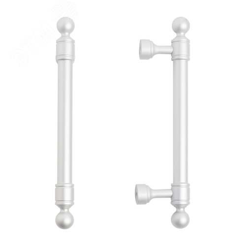Ручка-скоба мебельная StahlBuro AP2306-96 2шт., W матовый белый хром