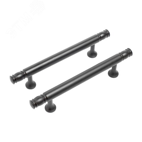 Ручка-скоба мебельная StahlBuro AP2311-96 2шт., BL матовый черный
