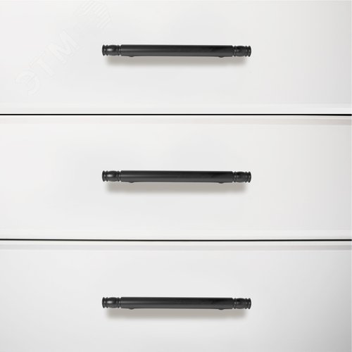 Ручка-скоба мебельная StahlBuro AP2311-96 2шт., BL матовый черный