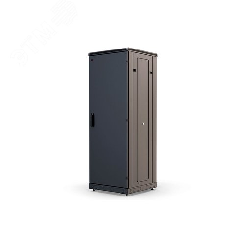 Шкаф телекоммуникационный напольный 33U 600x1000 ШТ-НП-М-33U-600-1000-М-Ч, передняя дверь металл, черный
