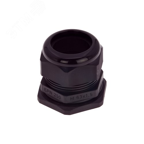 Кабельный ввод М63х1,5 (34-45мм) IP68, пластик, черный
