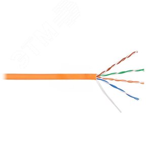 Витая пара U/UTP кат 5e 4х2х0.51 AWG24 Premium LSZH нг(A)-HF 100м