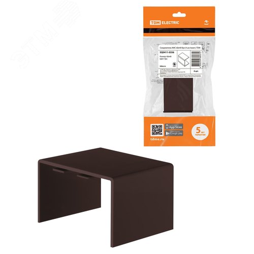 Соединитель КМС 60x40 бук 4 шт./комп. TDM