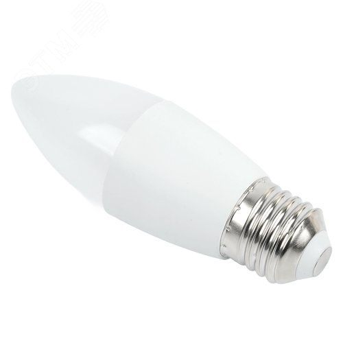 Лампа светодиодная LED 15вт Е27 белый матовая свеча