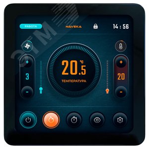 Установка вентиляционная приточно-вытяжная Node1-4500 (25 c) / RP, VEC (B355), E27 Compact с черным пультом TS4b