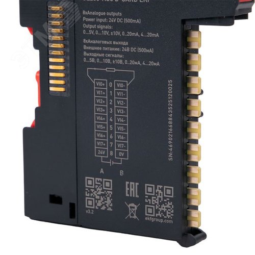 Модуль расширения аналоговых сигналов GL200-AO8 D-CARD