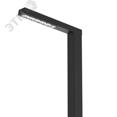 Система осветительная парковый Glight 60 Вт Urban 4000K RAL9005 черный 7000 мм