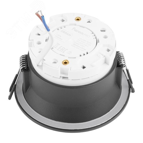 Светильник ДВО-15w GX53 без лампы черный IP44