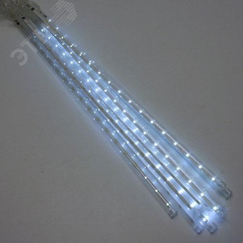 Гирлянда Сосульки LED 5000K 4.5х0.5 м+3 м прозрачный шнур