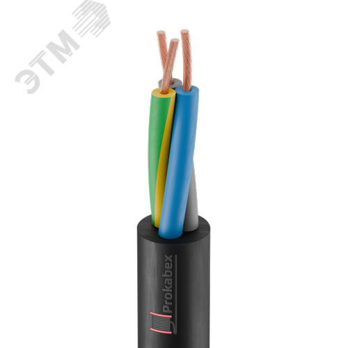 Кабель силовой КГТП-ХЛ 3х2,5(N,PE) 220/380 -2ТРТС