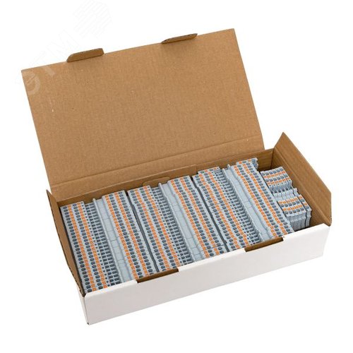 Клемма Push-in 1.5 мм2 4 вывода серая EKF