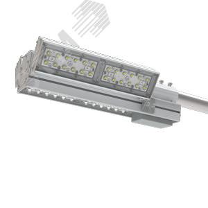 Светильник светодиодный для охранного периметра Cerberus 180 Вт консольный 5000 К IP67 PLC AWADA RAL7045 серый