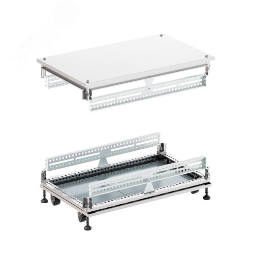 Крыша основание сплошные IT-CQE 600x800, RAL7035
