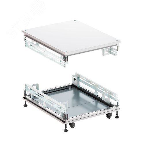 Крыша основание сплошные IT-CQE 800x800, RAL7035