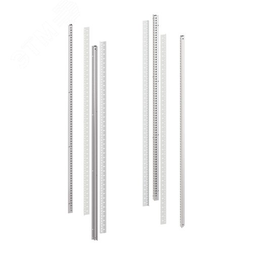 Стойки вертикальные комплектдля 28U IT-CQE RAL7035