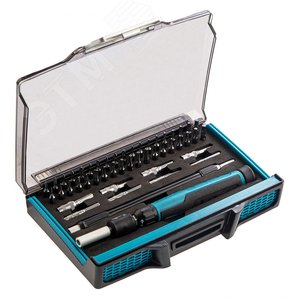 Отвертка-реверс для точн. раб., 48 пред., PH + PZ + SL + HEX + Torx + TT, CrMo, 2к рукоятка