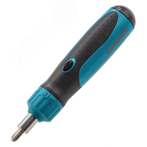 Отвертка-реверс + механизм SmartPush + биты, 12 пред., PH + SL + Torx, S2, 2к рукоятка