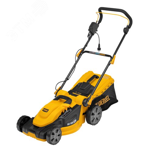 Газонокосилка электрическая GM-1800, 1800 Вт, шир. 38 см, 6 уров., травосб. 40 л.