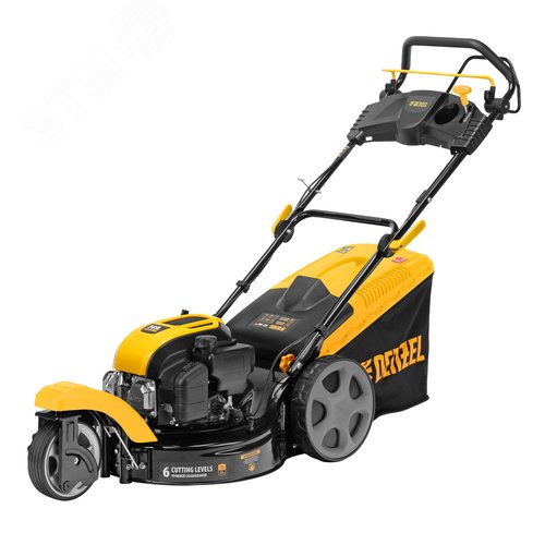 Бензиновая газонокосилка GLT-460SP-T, Trike 150 см3, 46 см, привод, панель, 60л