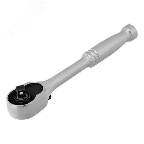 Ключ-трещотка 1/4', CrV, 120 зубьев, цельнометаллический, хром