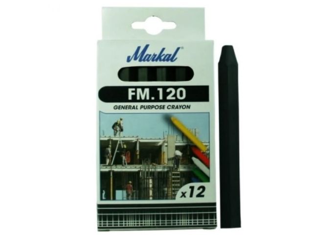 Мелок для маркировки на основе воска MARKAL FM.120 ЧЕРНЫЙ