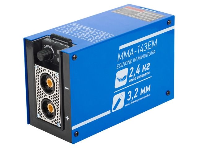 Инвертор сварочный Solaris MMA-143EM + AK (230В,10-140А)