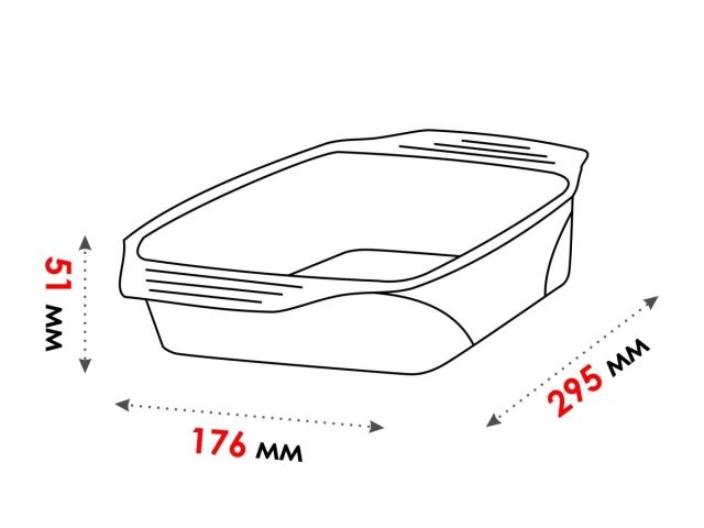Форма из жаропрочного стекла, 1.6 л, прямоугольная, 295х181х51 мм, PERFECTO LINEA