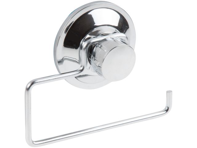 Держатель для туалетной бумаги на вакуумной присоске, хром. сталь, FIX LOCK, PERFECTO LINEA