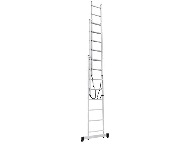 Лестница алюм. 3-х секц. 201/474/214см 3х8 ступ., 9,9кг PRO STARTUL (ST9944-08)