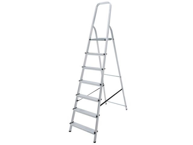 Лестница-стремянка алюм. 148 см 7 ступ. 5,2кг PRO STARTUL (ST9940-07)