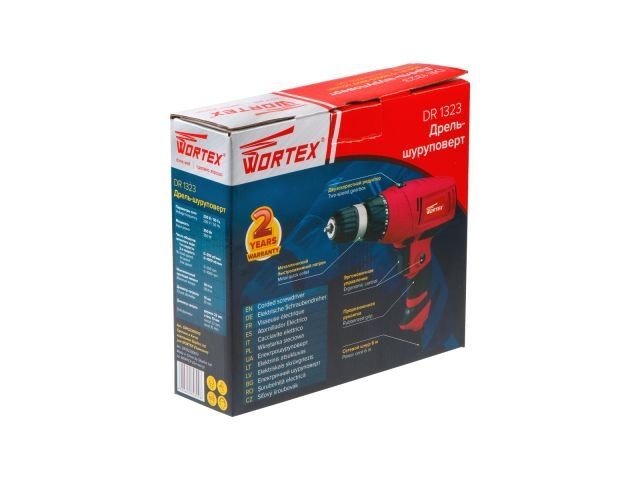 Дрель-шуруповерт WORTEX DR 1323 в кор.
