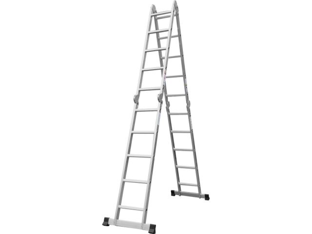Лестница алюм. многофункц. 4х5 ступ. (стрем.-280см, лестн.-570см) 14,6кг STARTUL (ST9732-05)