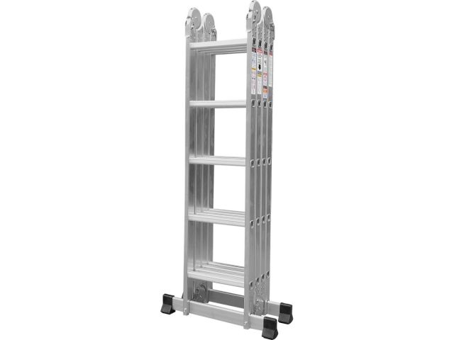 Лестница алюм. многофункц. 4х5 ступ. (стрем.-280см, лестн.-570см) 14,6кг STARTUL (ST9732-05)