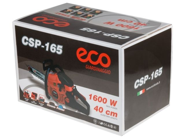 Бензопила ECO CSP-165 шина 40 см (16"), 3/8" LP, 1.3 мм, 57 зв.
