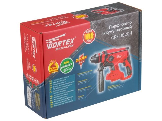 Аккум. перфоратор WORTEX CRH 1820-1 в кор. ALL1